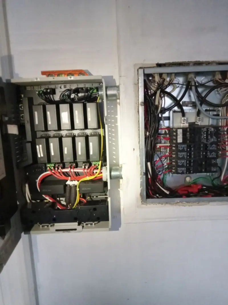 Electrical panel upgrade completed for Security Camera Wiring in Azalea Park